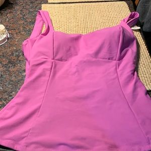 Pink size medium Tankini top